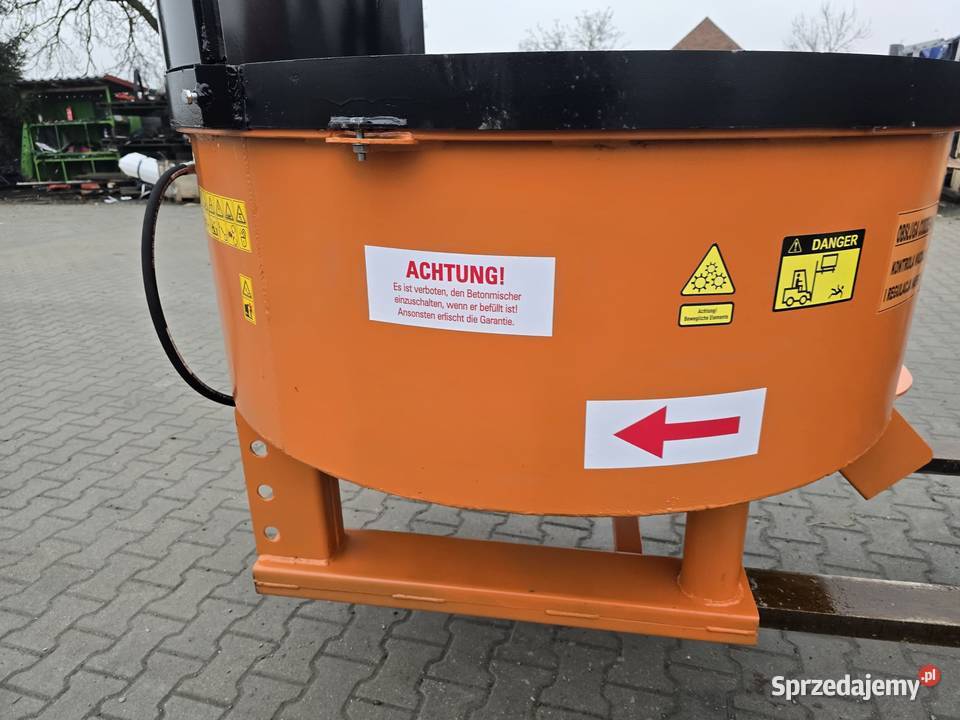MIeszalnikBetoniarka hydrauliczna okrągła 800L Wschowa