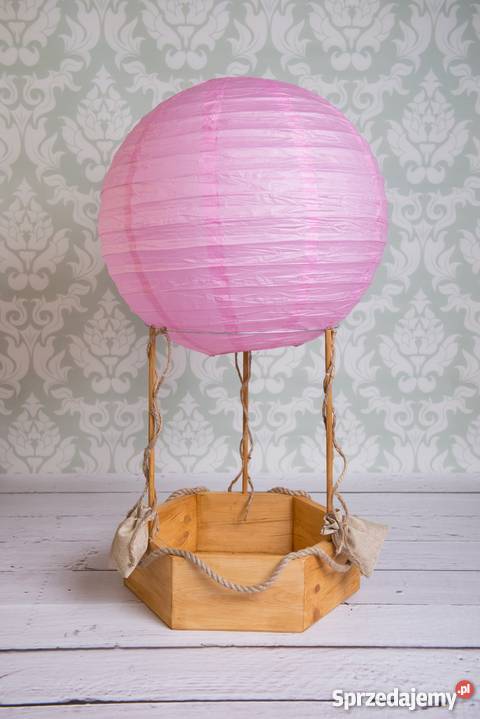 Balon z koszem foto rekwizyt do noworodkowych dolnośląskie Milicz