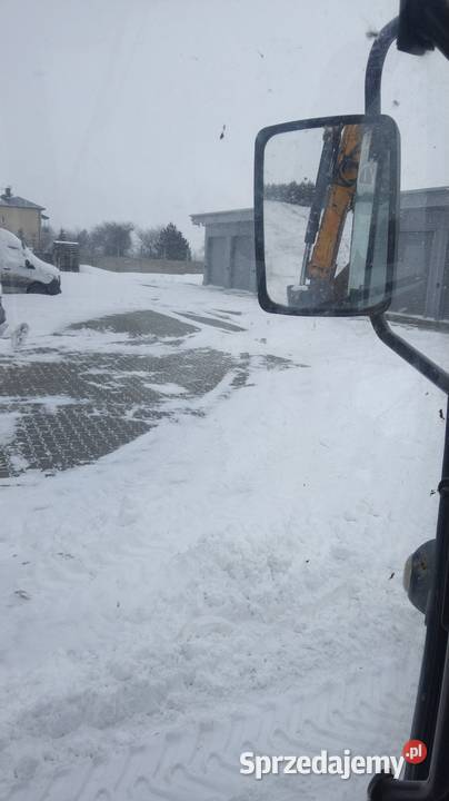 Odśnieżanie koparko ładowarką lubelskie Trawniki-Kolonia