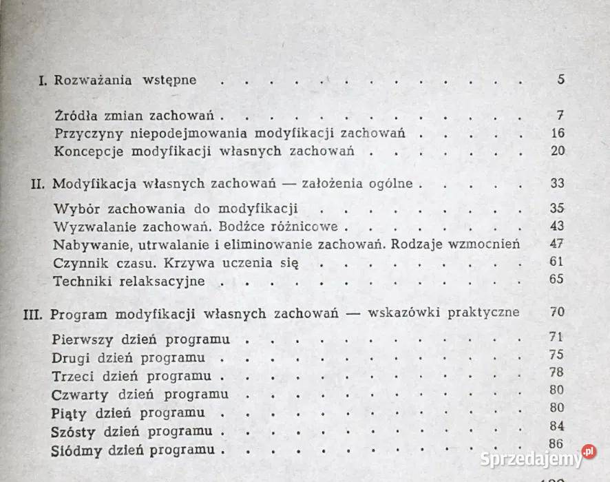 modyfikować własne zachowania Stanisław Mika