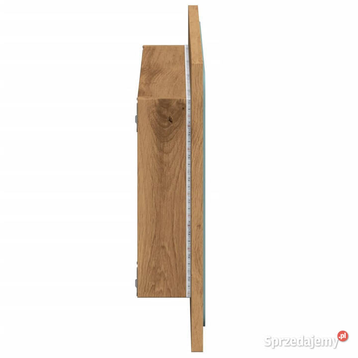 Lustro łazienkowe z LED dąb artisan 60x85x38 Warszawa
