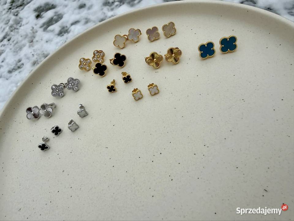 kolczyki na sty l van Cleef arpels Alhambra Gdynia sprzedam