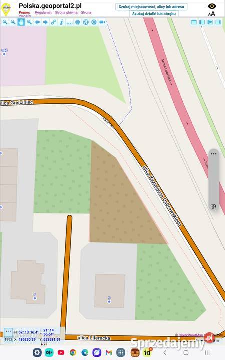 Działka Stara Miłosna 580 m2 warunki pod gaz Warszawa