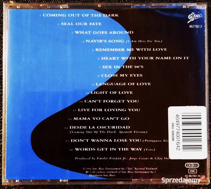 Wspaniały Album CD GLORIA ESTEFAN Into The pop Muzyka Katowice