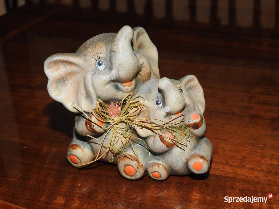 Dekoracyjne słoniki wielokolorowy Przemyśl