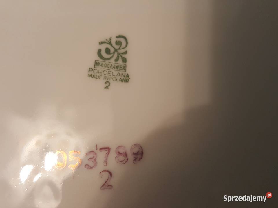 PÓŁMISEK owalny porcelana Włocławek patera w Złotniki
