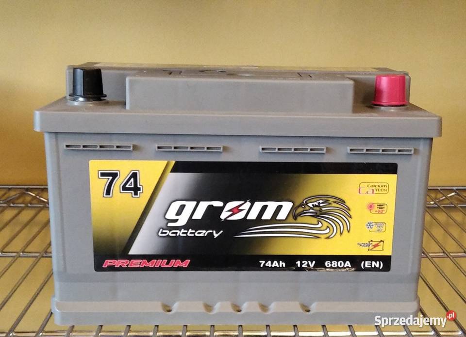 Akumulator GROM Premium 74Ah 680A EN Darmowy Dowóz Lublin - Sprzedajemy.pl