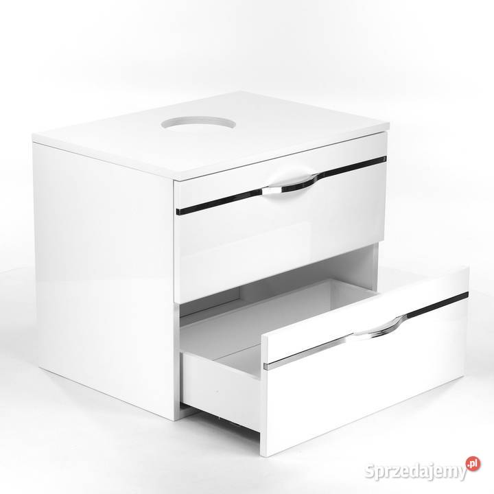 Szafka łazienkowa pod umywalkę z blatem biała 50 50cm Kamieniec Wrocławski