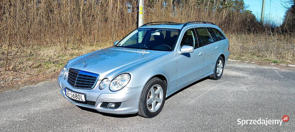 Mercedes E200 LPG Zadbany Świeży serwis olejowy poduszka powietrzna