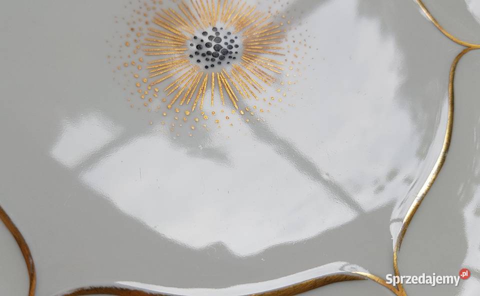 Stara sygnowana porcelanowa patera talerz ok 30 Dąbrowa Górnicza sprzedam