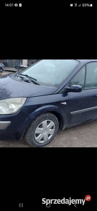 Scenic 2 II 2007r 15 DCI NV472 drzwi maska klapa osobowe Motoryzacja Hańsk-Kolonia sprzedam