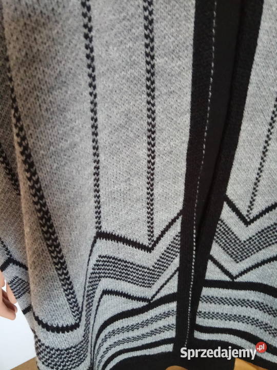 Kardigan Rainbowsweter szaro czarnyr LXL Pszczyna sprzedam