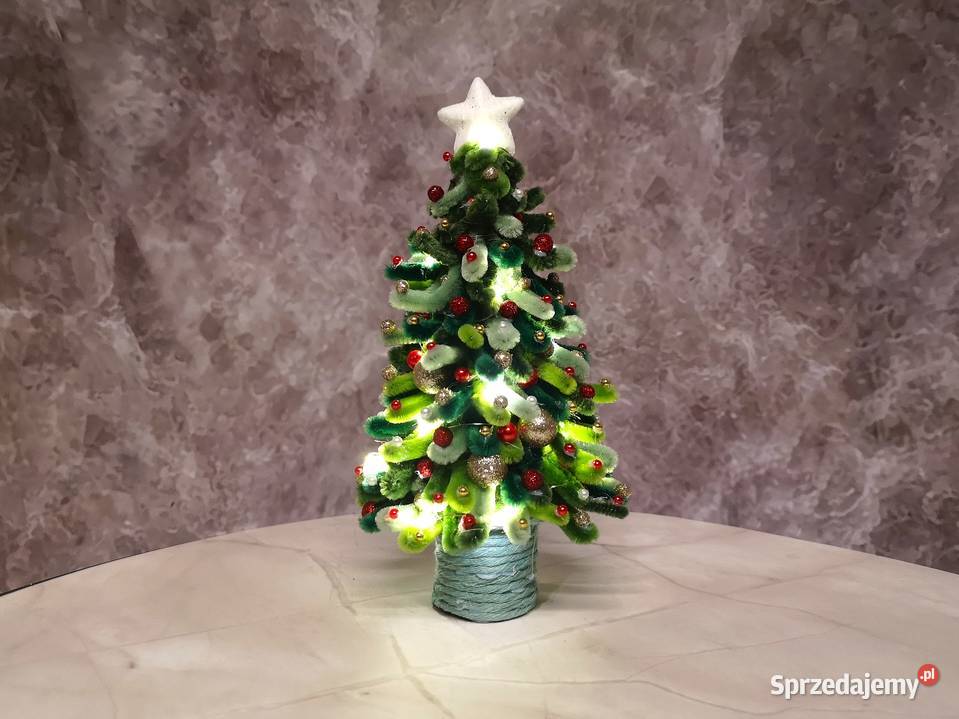 Choinka świąteczna rękodzieło LED 23 Kielce