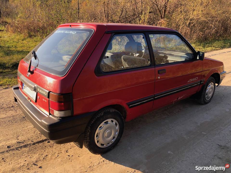 Subaru JUSTY kad1 4x4 10 Oryginał 55KM Rzeszów