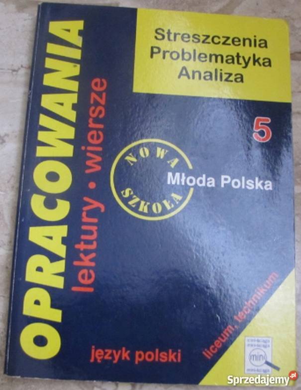 OPRACOWANIA JĘZYK POLSKI LEKTURY WIERSZE 5 MŁODA Siedlce