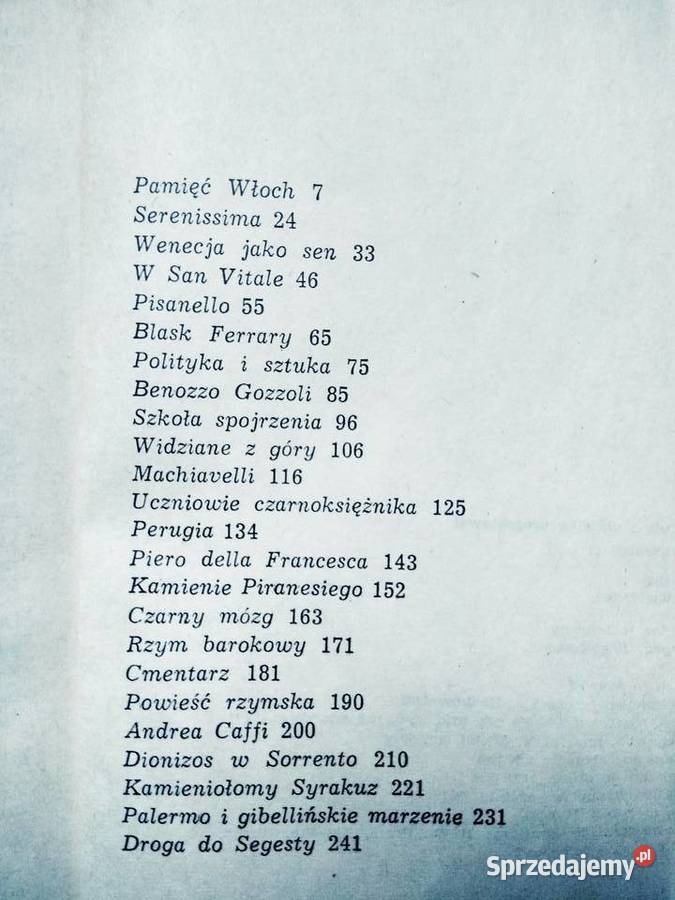 Pamięć Włoch Książki Bródno antykwariaty szkolne Warszawa sprzedam