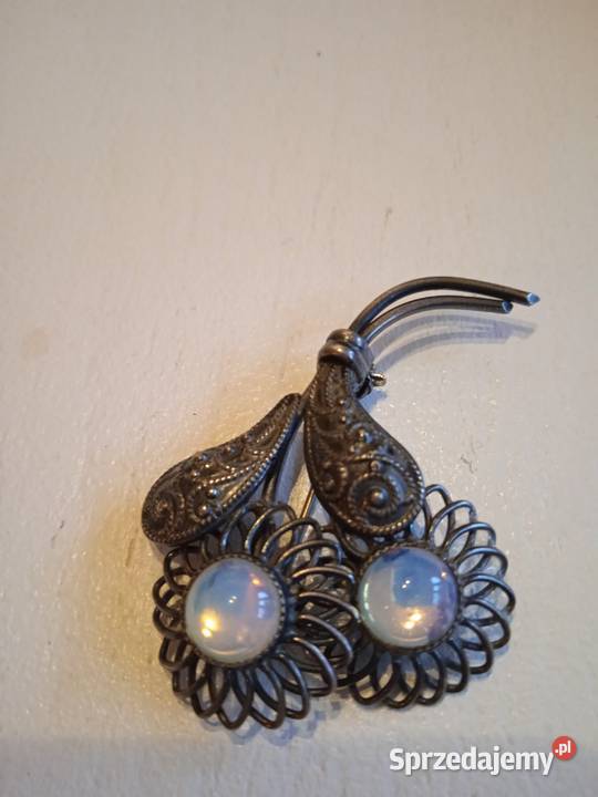 OKSYDOWANA BROSZKA Z KAMIENIAMI Piła sprzedam
