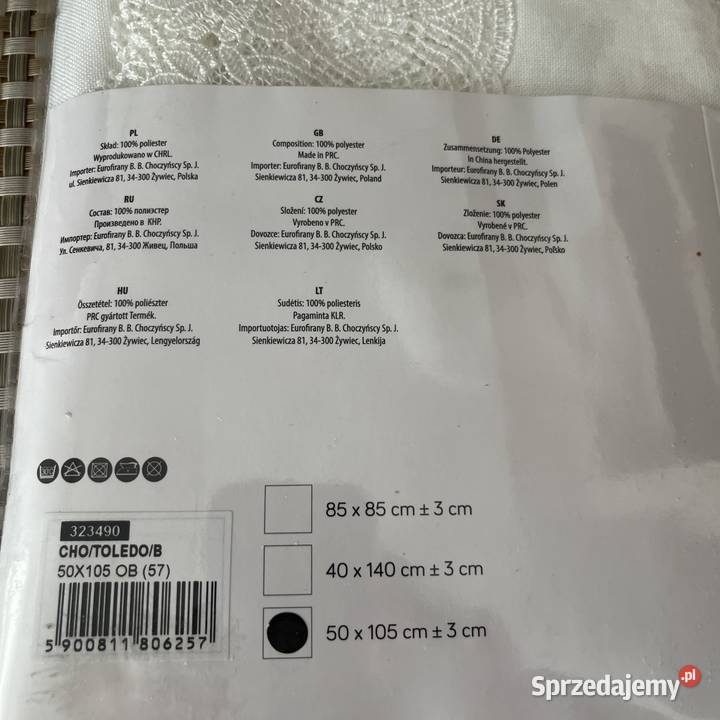 Obrus bieżnik Warszawa