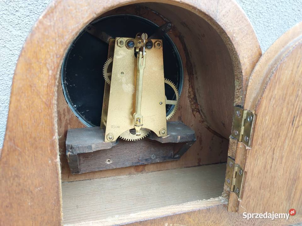 102 Stary zegar bufetowy chodzik kapelusz Antyki pomorskie Tczew sprzedam