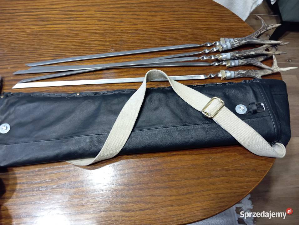 Noże myśliwskie rękojeść z porozy Rzędowice