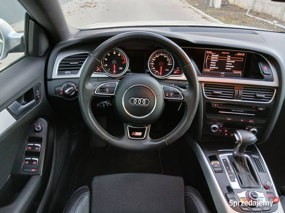 Audi A5 SLINE 2012r Lift Bezwypadkowe Bixenon Dobrzyca
