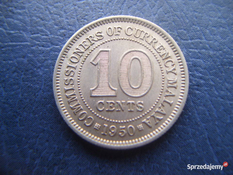 Stare monety 10 cent 1950 Malaje Lesko sprzedam