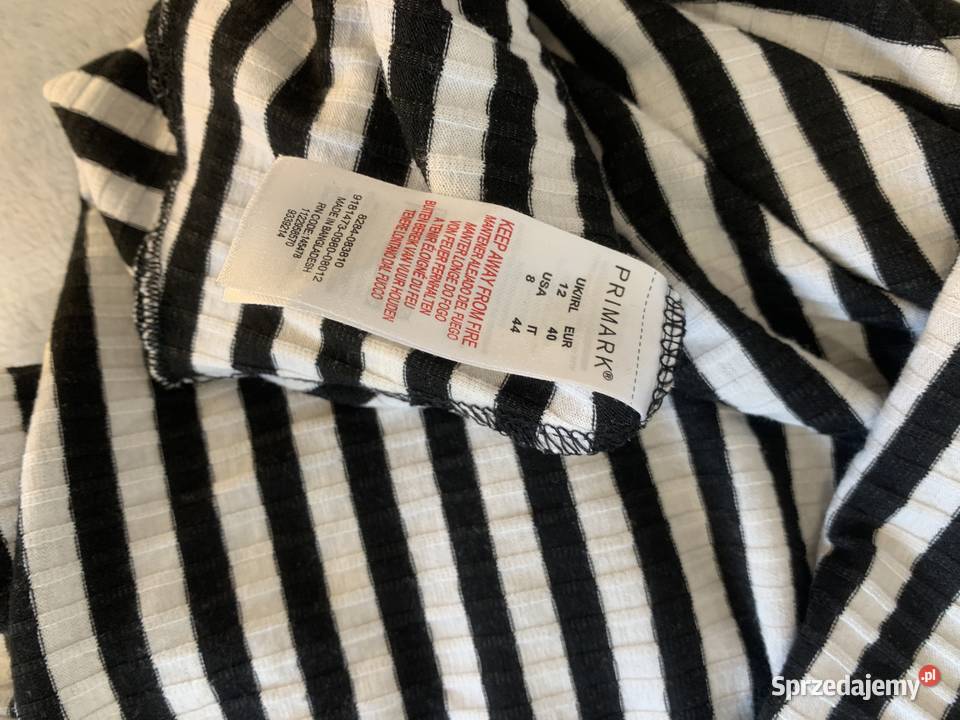 Sukienka rozkloszowana w paski Primark NOWA Jasło