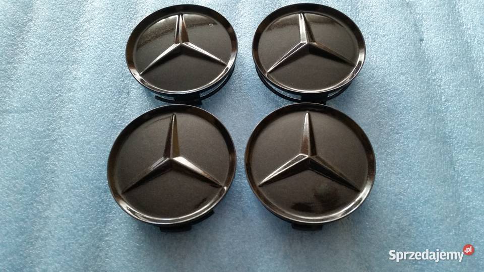 Dekielki Mercedes W2014010225 75mm Czarne w124 Koła i felgi Ostrów Wielkopolski