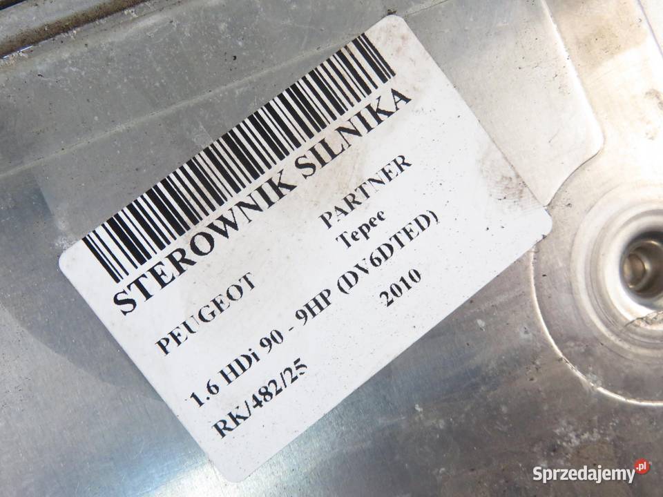 STEROWNIK PEUGEOT PARTNER 16 eHDi 9675352380 osobowe