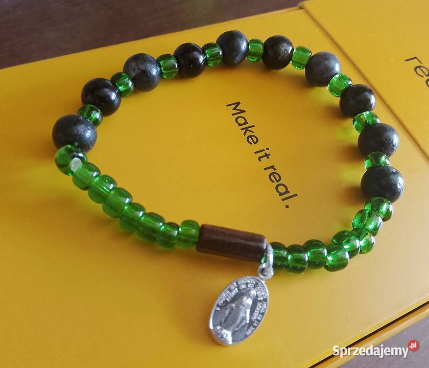 Damski różaniecbransoletka na rękę z Matką Bożą mazowieckie Legionowo