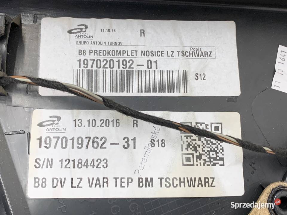 BOCZEK DRZWI LEWY TYŁ VW PASSAT B8 Kombi sprzedam