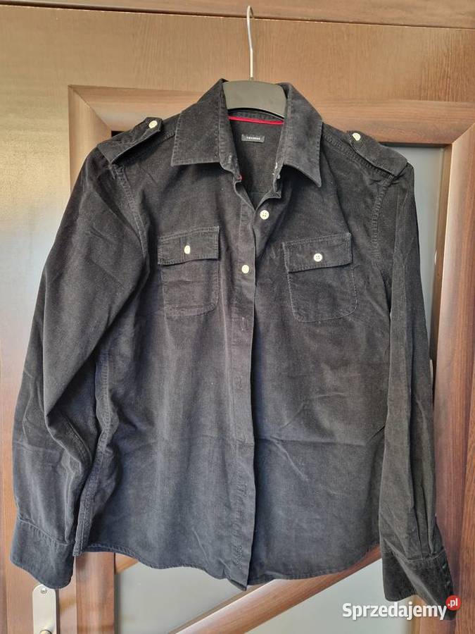 czarna sztruksowa koszula Pozostałe Tłuszcz sprzedam