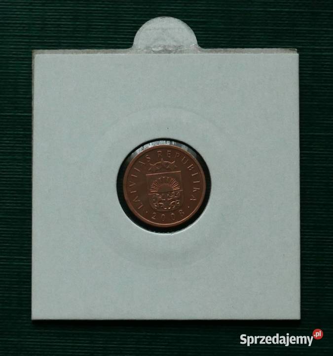 ŁOTWA 1 santim 2008r śląskie Gliwice