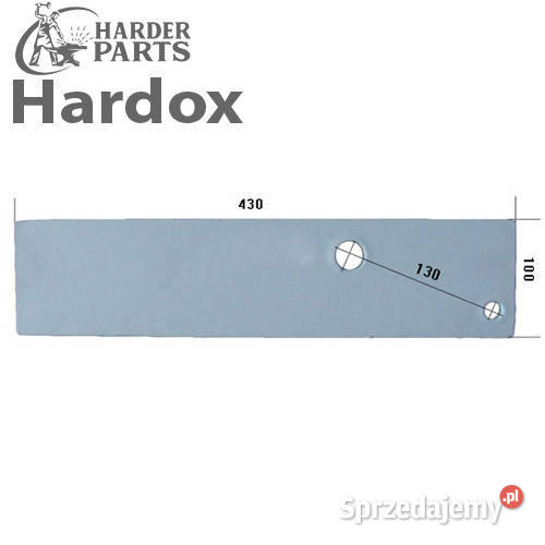 Płoza krótka HARDOX 85196L części do pługa