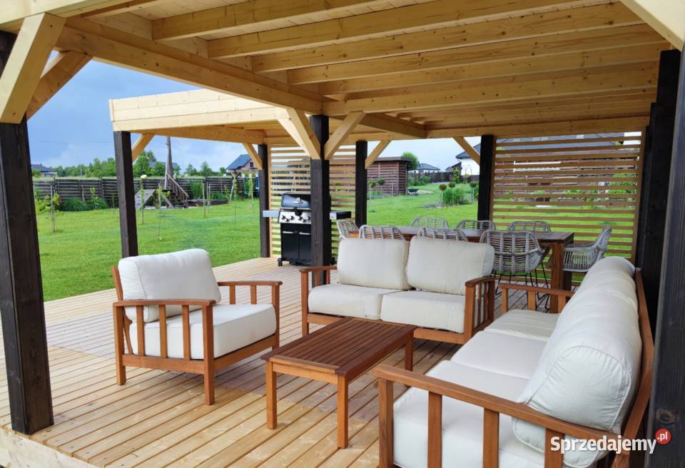 Altana Drewnolandia drewno 600 x 600 x 240 śląskie Zawiercie sprzedam