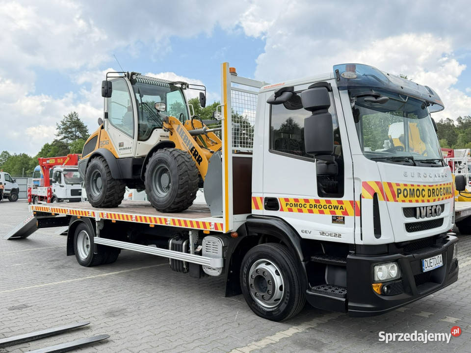 Iveco EUROCARGO ML 120E22 Laweta Platforma Pomoc Samochody ciężarowe Widełki