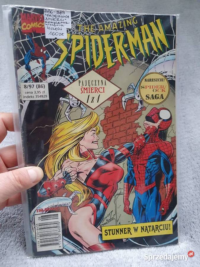 SpiderMan Pajęczyna Śmierci 4 części TMSemic Komiksy Gdynia sprzedam