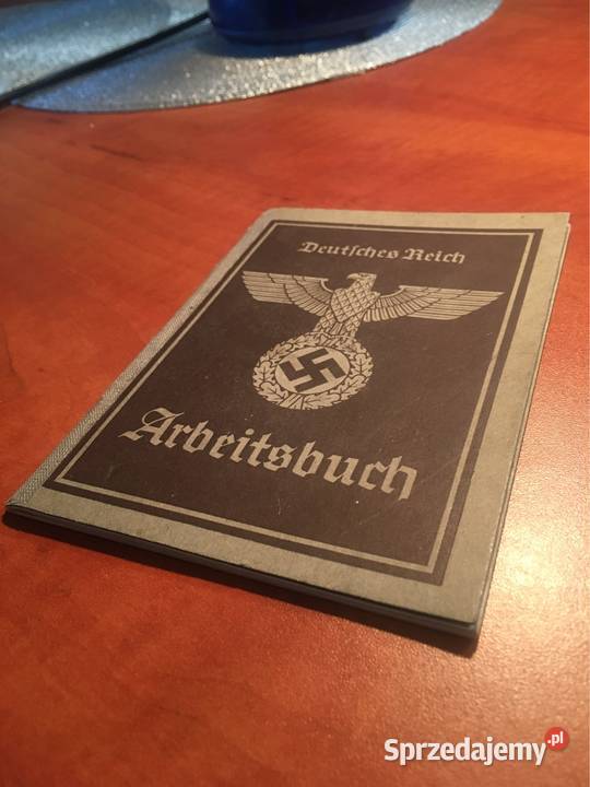 niemiecka książeczka pracy ARBEITSBUCH Bielsko-Biała