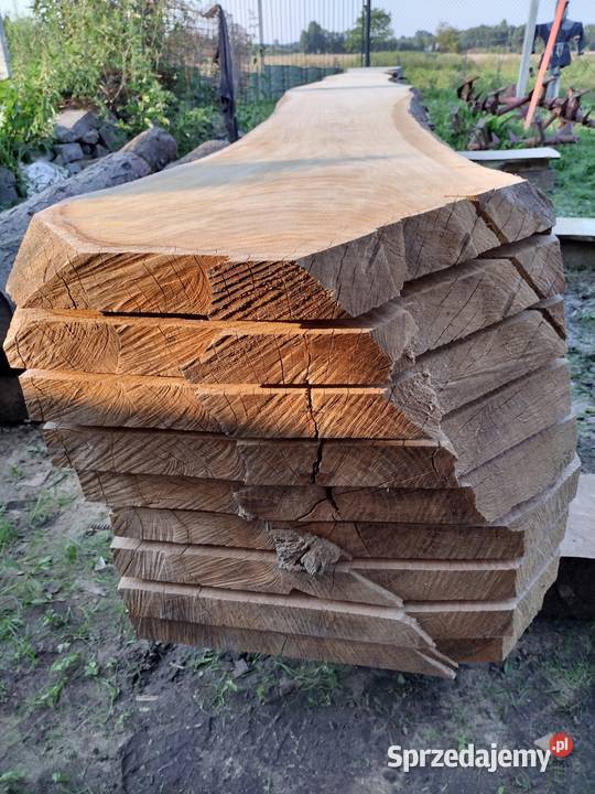 dechy dębowe live edge wood monolit 60cm mazowieckie Przysucha