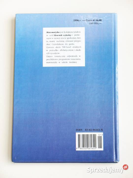 Słownik szkolny Matematyka Marek Kordos Zofia twarda