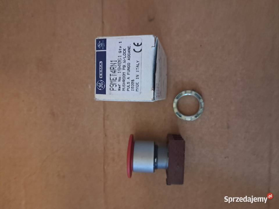 Przycisk grzybkowy czerwony dolnośląskie Kąty Wrocławskie