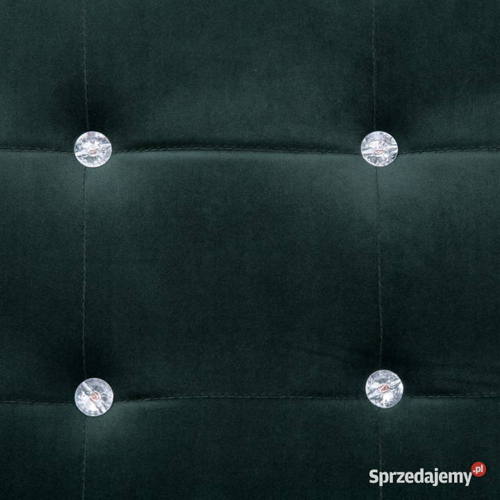 2osobowa sofa z podłokietnikami ciemnozielona Warszawa
