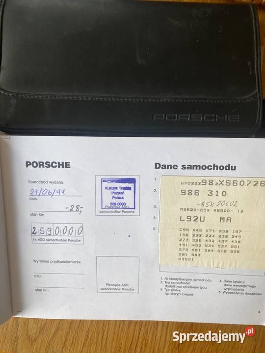 Sprszedam kabriolet porsche Boxter 986 Warszawa