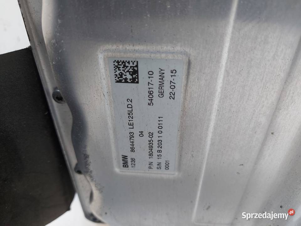 BMW i3 i01 REX Iwerter sterownik silnika