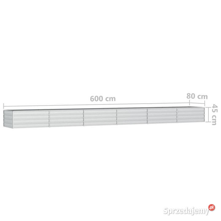 Donica do podwyższonej rabaty 600x80x45 stal Warszawa sprzedam