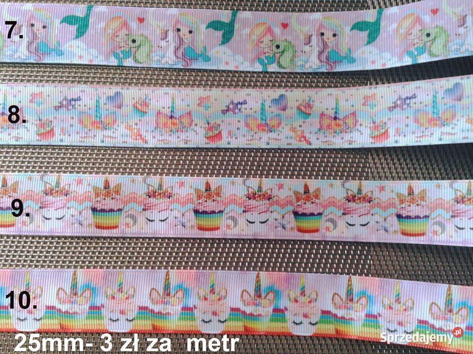 Wstążki rypsowe bajkowe Disney 25 mm Nowy Sącz