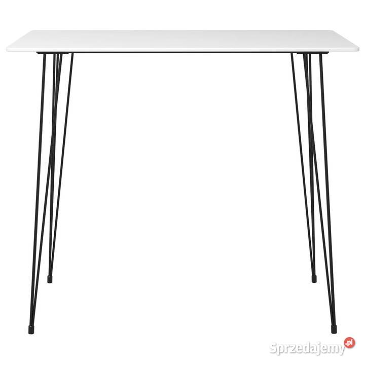 Stolik barowy biały 120x60x105 WM248144 Warszawa sprzedam