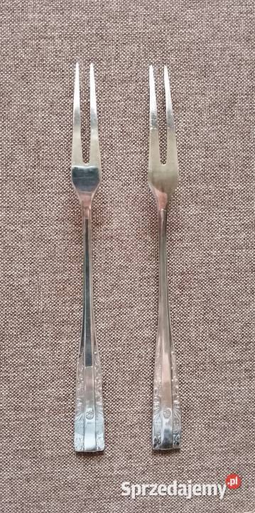2 platerowane widelce do wędlin firmy HEFRA wzór Katowice sprzedam