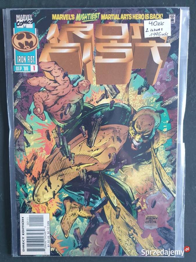 Iron Fist 2 oryginalne komiksy Marvel USA Superbohaterowie
