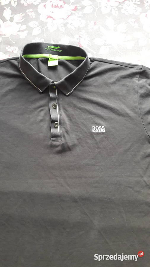 Koszulka polo Hugo Boss czarna Hugo Boss Głuchołazy